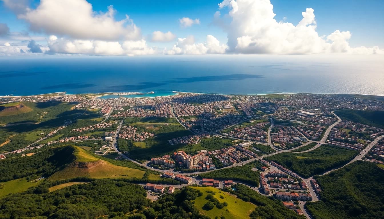 Zeigt die teneriffa einwohner in ihrer dynamischen Umgebung und Landschaft