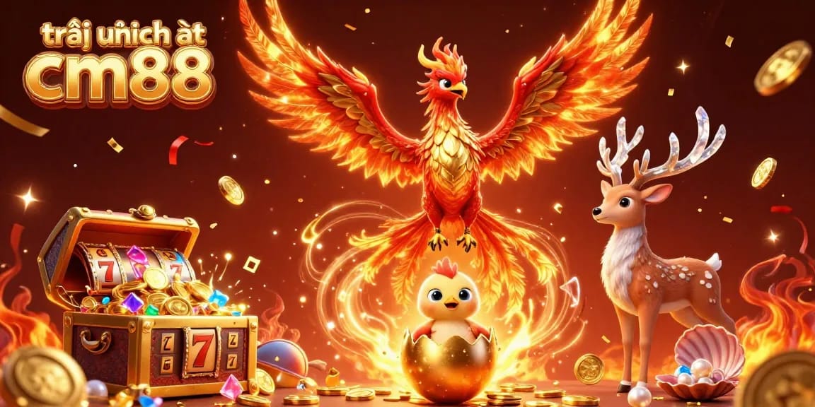 Experience thrilling moments and wins with the vibrant gameplay at trải nghiệm tại cm88 featuring a stunning phoenix.
