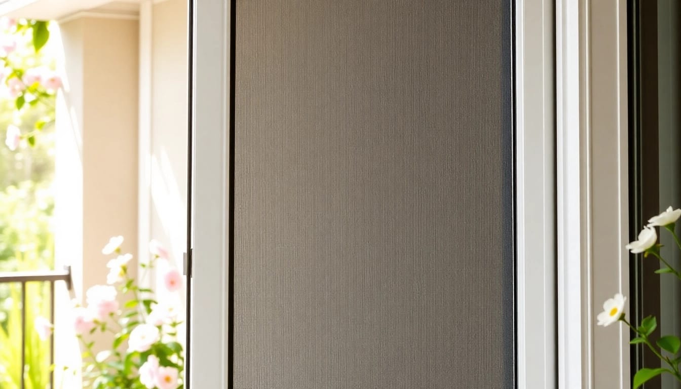 Insektenschutz balkontür ohne bohren präsentiert in einem modernen Zuhause mit sonnigem Balkon.