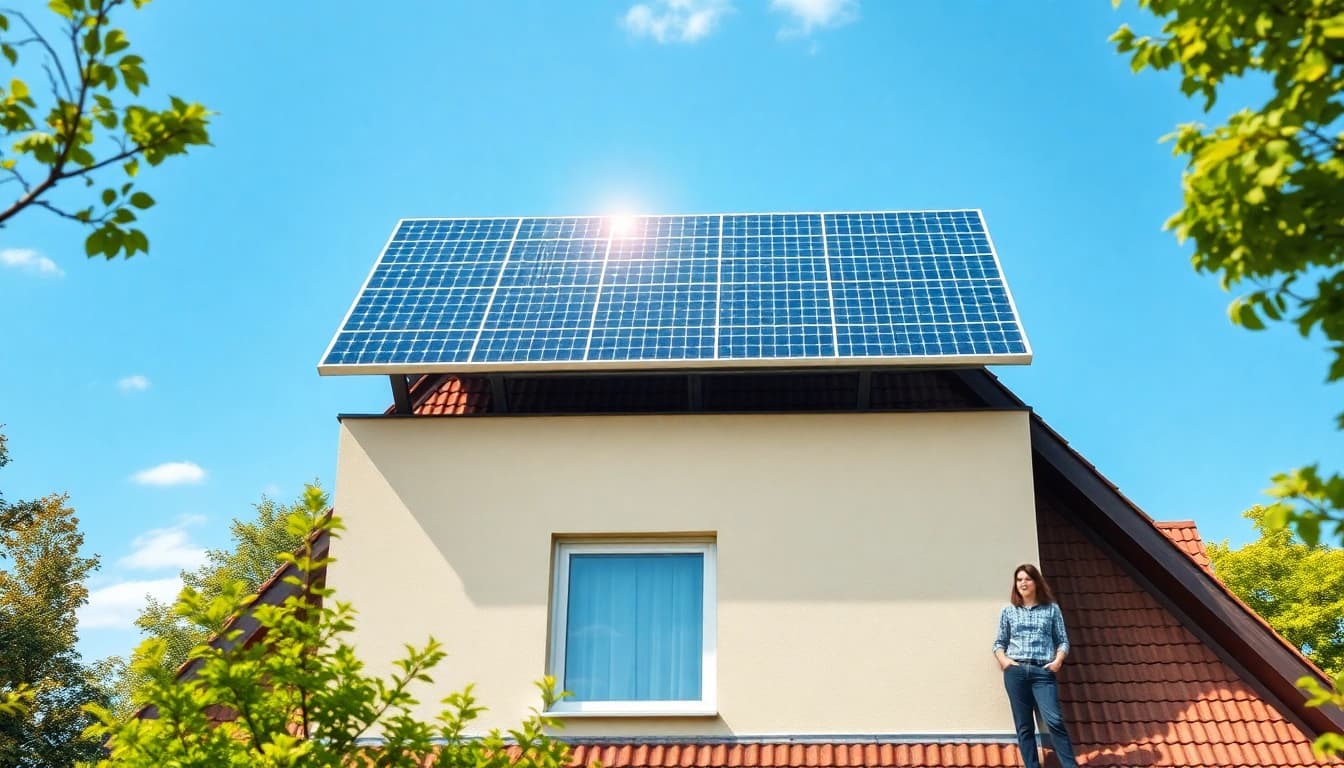 Das Photovoltaik Investment in solaren Anlagen symbolisiert nachhaltige Energieerzeugung.