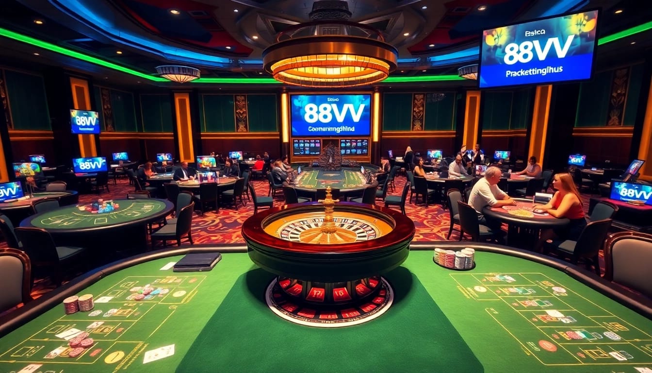 Experience high-stakes gaming with excitement at https://88vv.marketing/ featuring roulette and poker action.