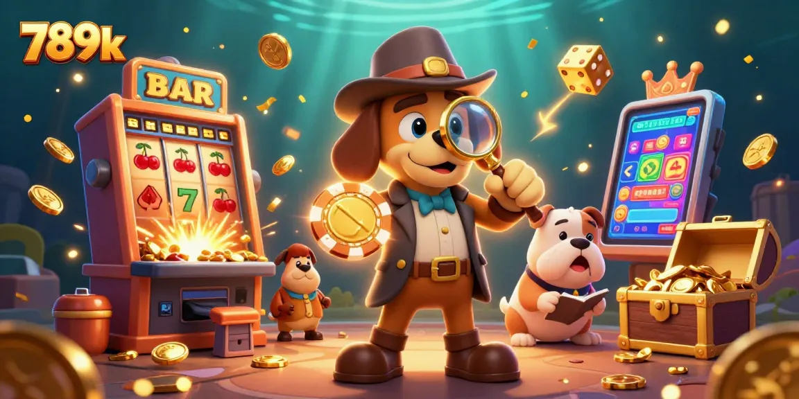 Engage with thrilling gaming action at 789k through vibrant casino-themed artwork.