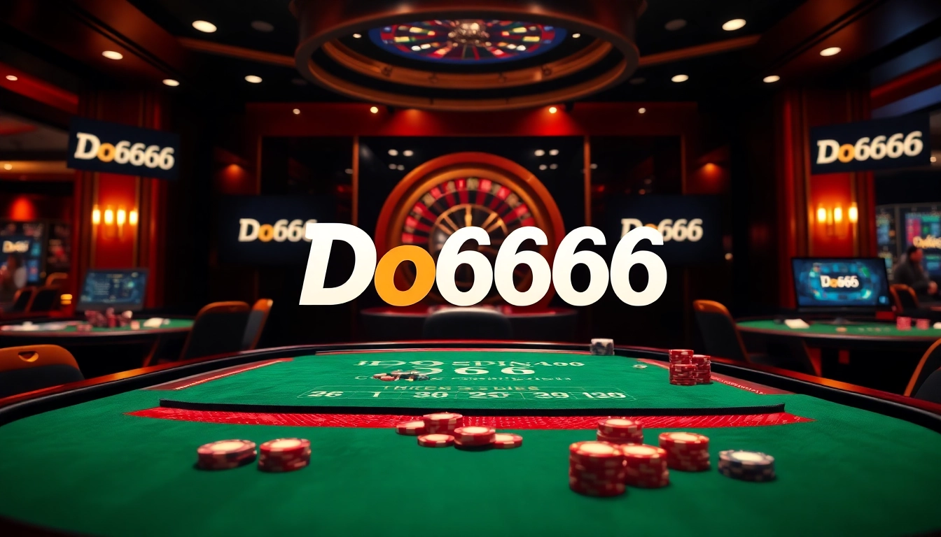 Experience seamless gaming at Do666's vibrant online casino with thrilling action on display.