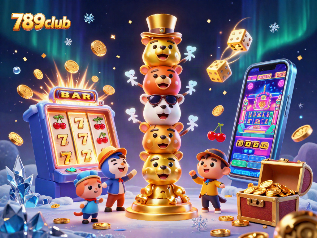 Experience thrilling 789club jackpots with dynamic casino elements and festive visuals.