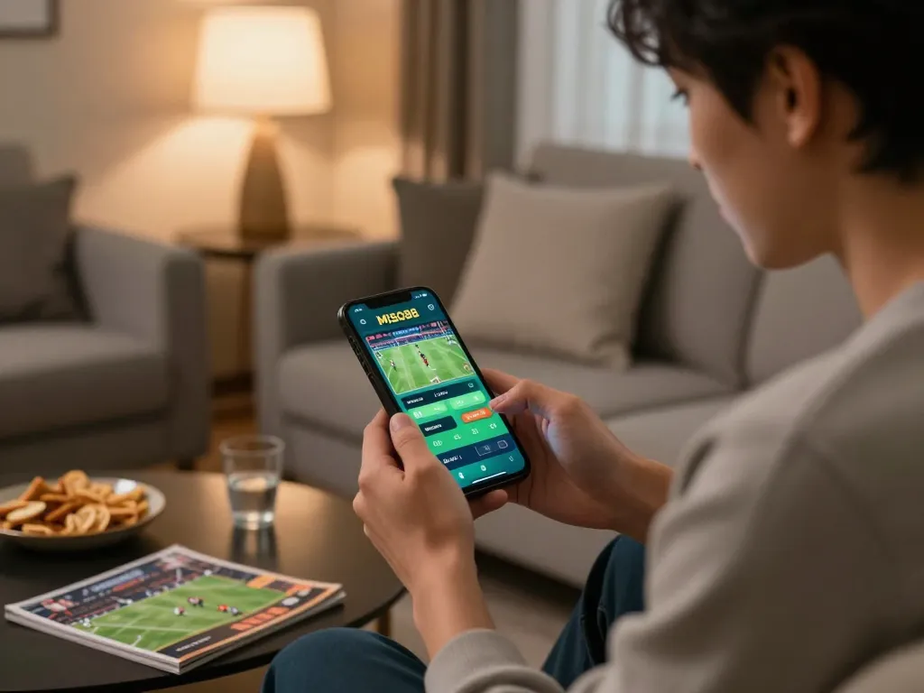 Place bets on MISO88’s app from a cozy living room with strategic insights and snacks.
