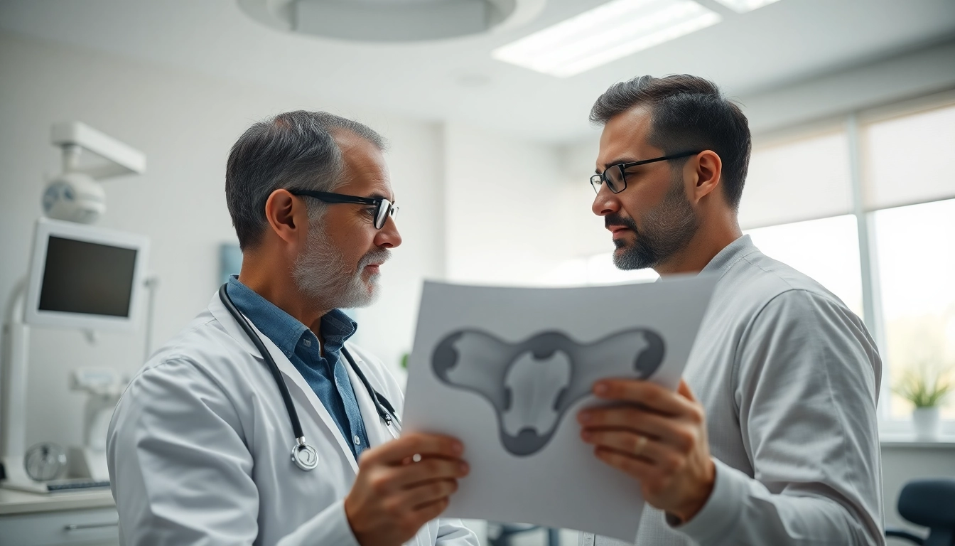 Haartransplantation Türkei: Professioneller Arzt berät Patienten über Behandlungsoptionen.
