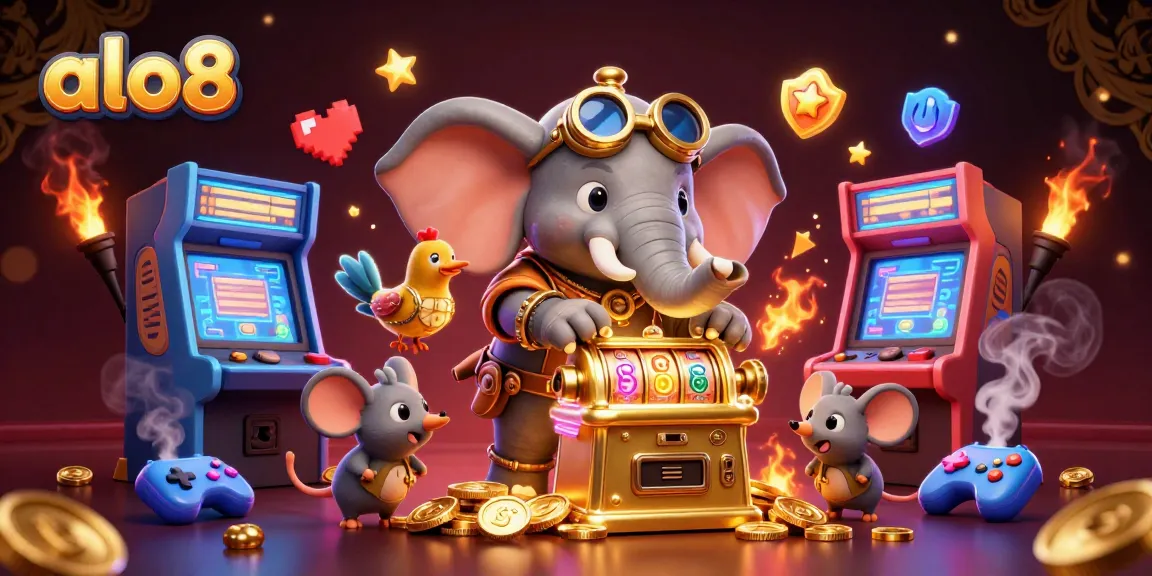 Spin and win at alo8 with a vibrant steampunk-themed casino adventure featuring engaging game elements.