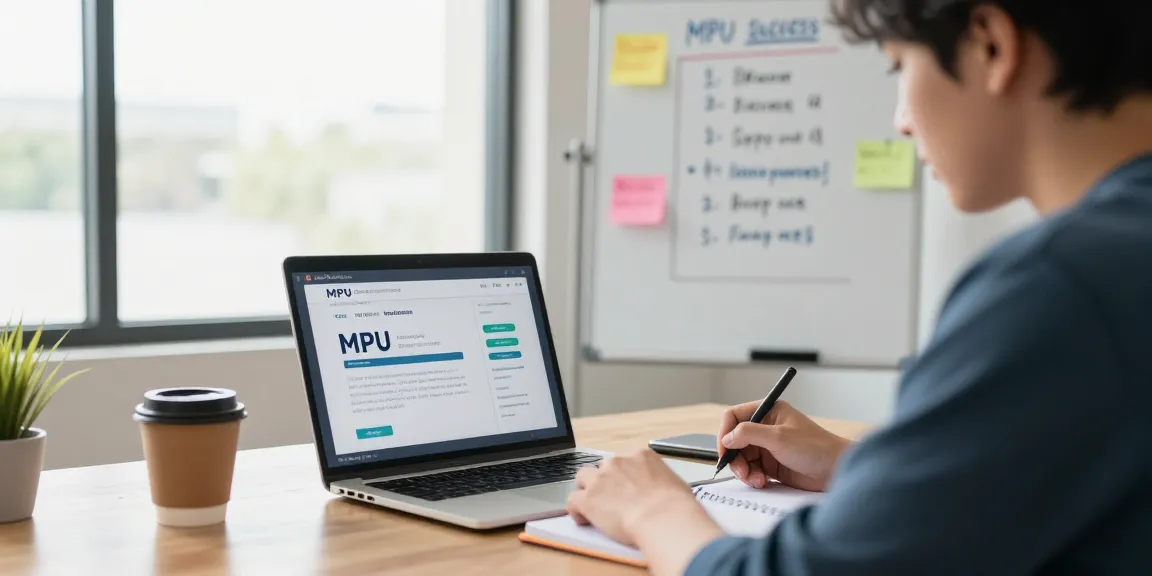 MPU Vorbereitung online: Individuelles Lernen in einem einladenden Arbeitsbereich während der Online-Vorbereitung.
