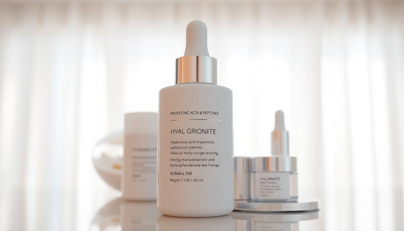 peptide kaufen für hautpflegendes Produkt in eleganter Umgebung präsentieren.