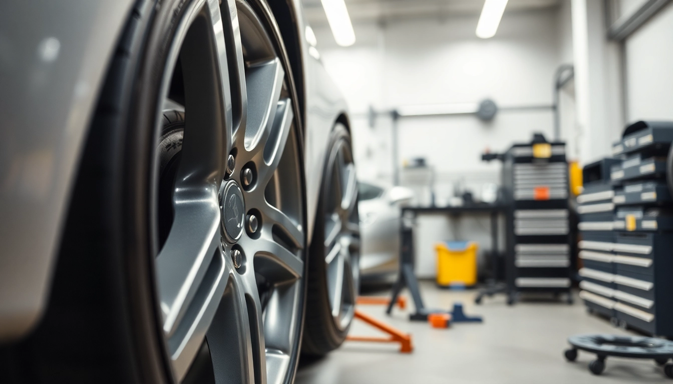 Felgen reparieren lassen vom Fachbetrieb in einem professionellen Workshop mit modernem Equipment.