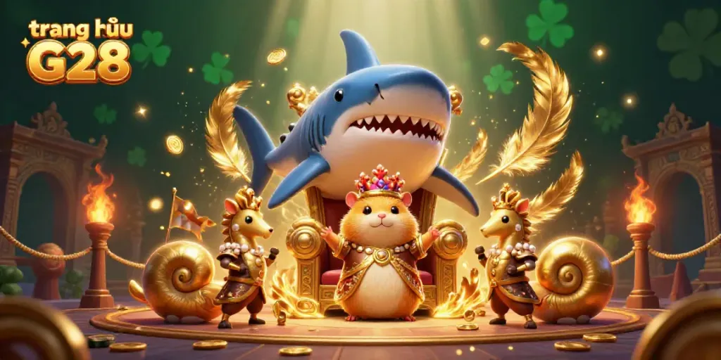 Engage with the vibrant world of trang chủ G28 through a dynamic 3D casino illustration