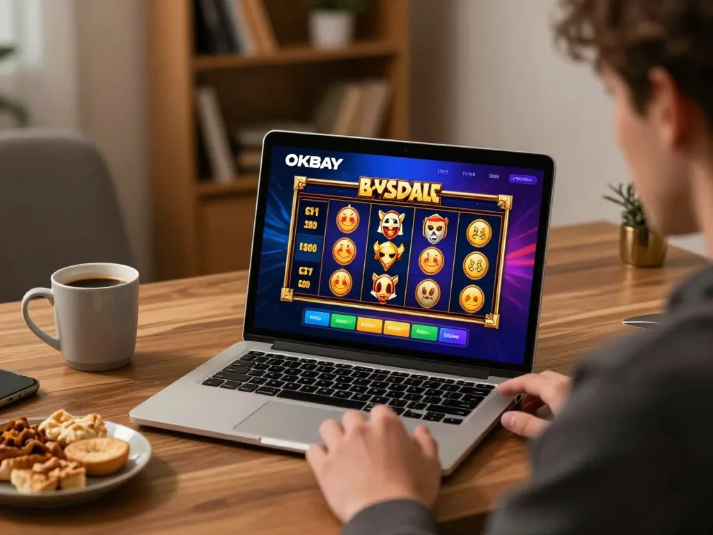 Immerse yourself in the exciting slot games on OKBAY for an engaging gaming experience.