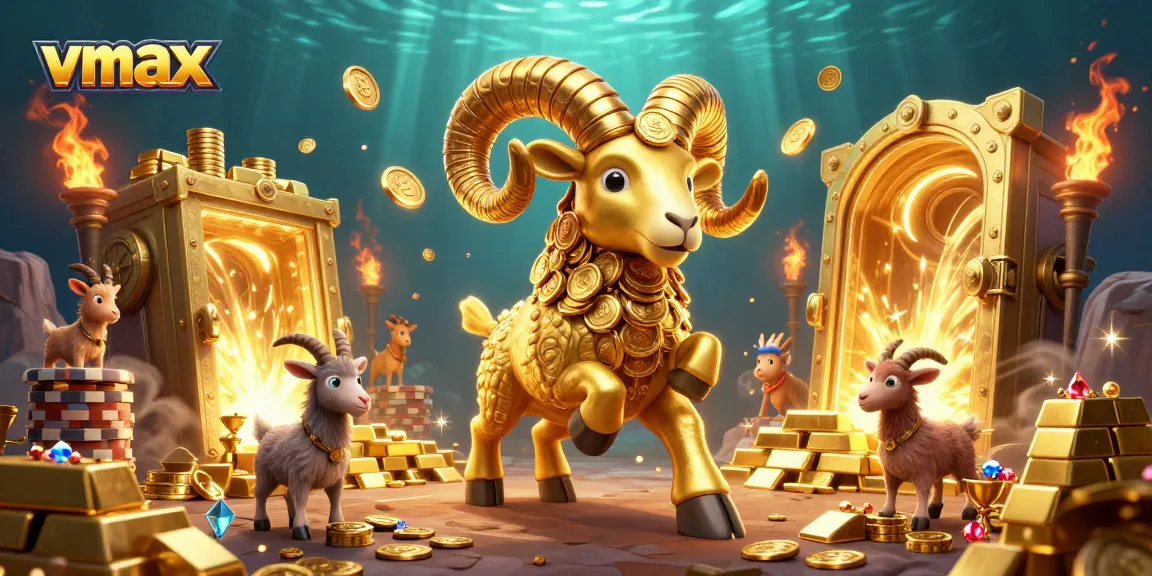 Engage with vmax in a vibrant casino world filled with gold, treasures, and thrilling action.