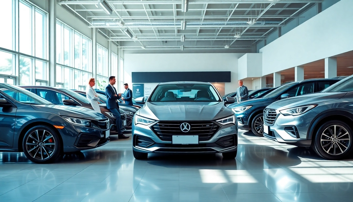 Auto kaufen in einem modernen Autohaus mit freundlichem Verkaufsteam und einer Vielzahl von Fahrzeugen.