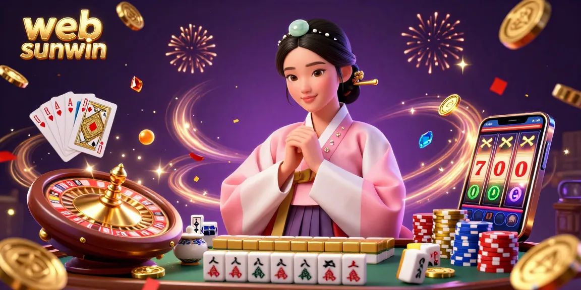 Join the excitement of web sunwin with a captivating scene of gambling and celebration.