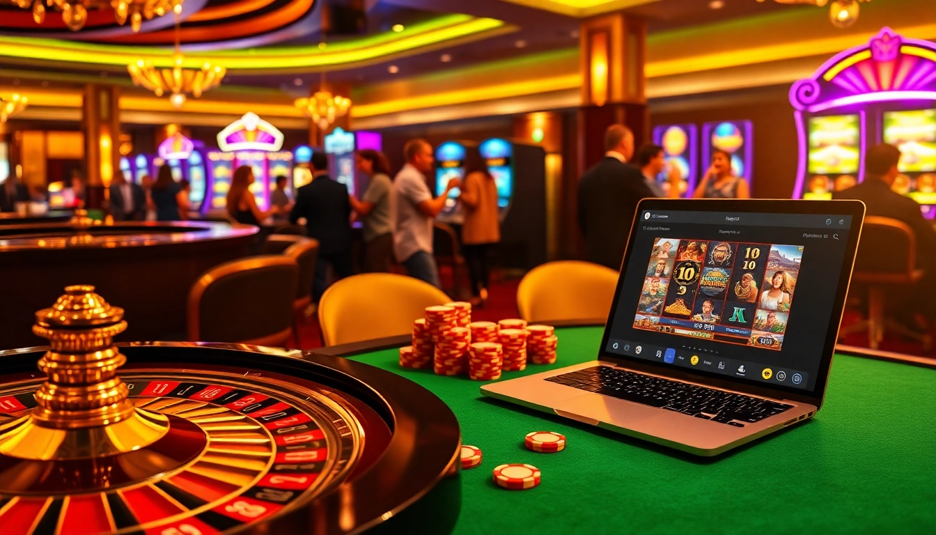 Experience exhilarating gaming action at 8kbet.com with a vibrant casino atmosphere filled with excitement.