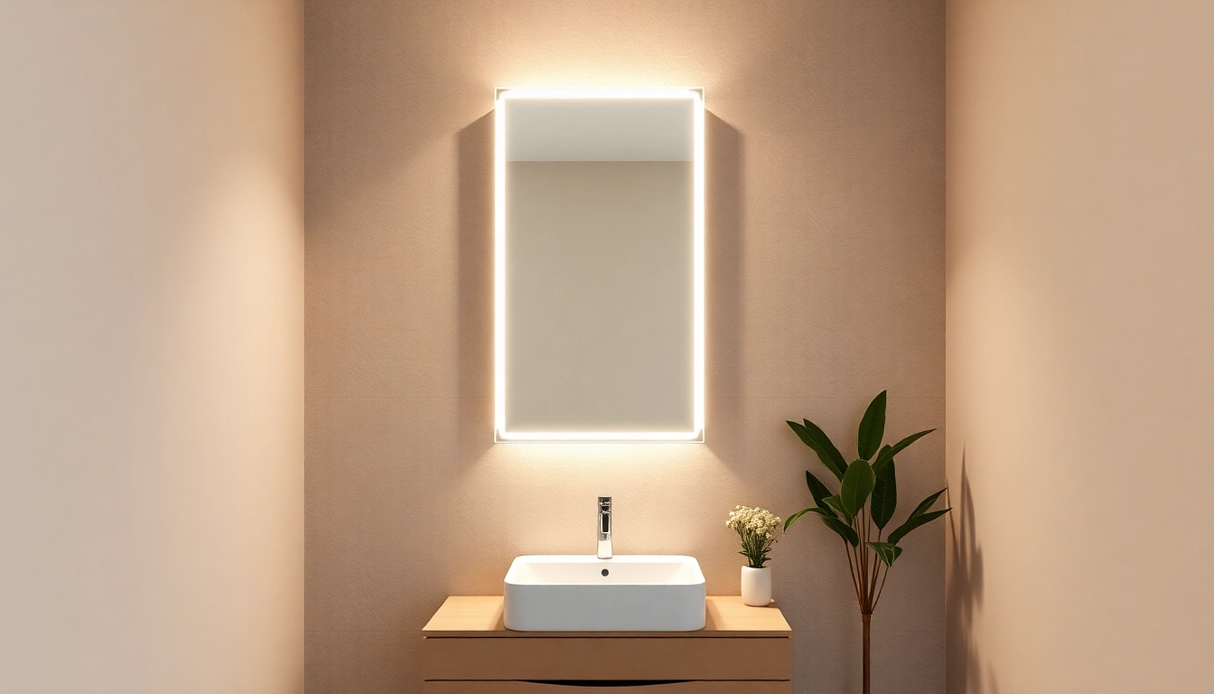 Bewundere den sonni Spiegelschrank, der modernes Design und praktische Beleuchtung kombiniert.