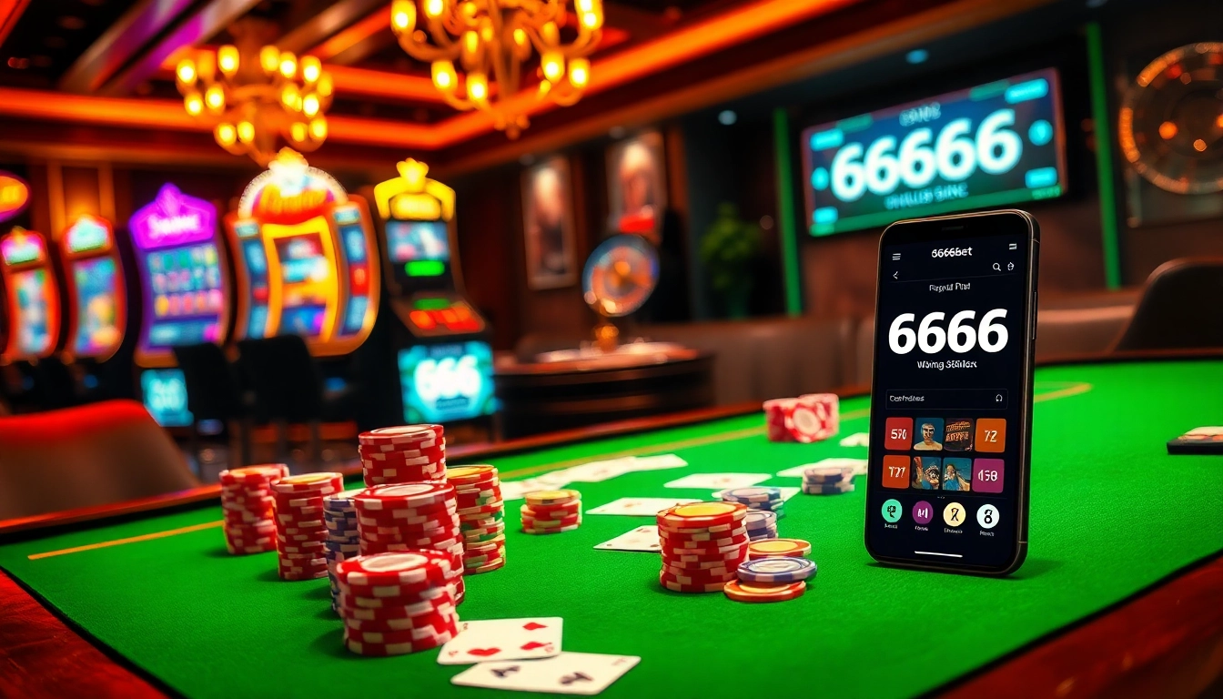Experience excitement at 6666bet with luxurious casino games and vibrant gambling scenes.