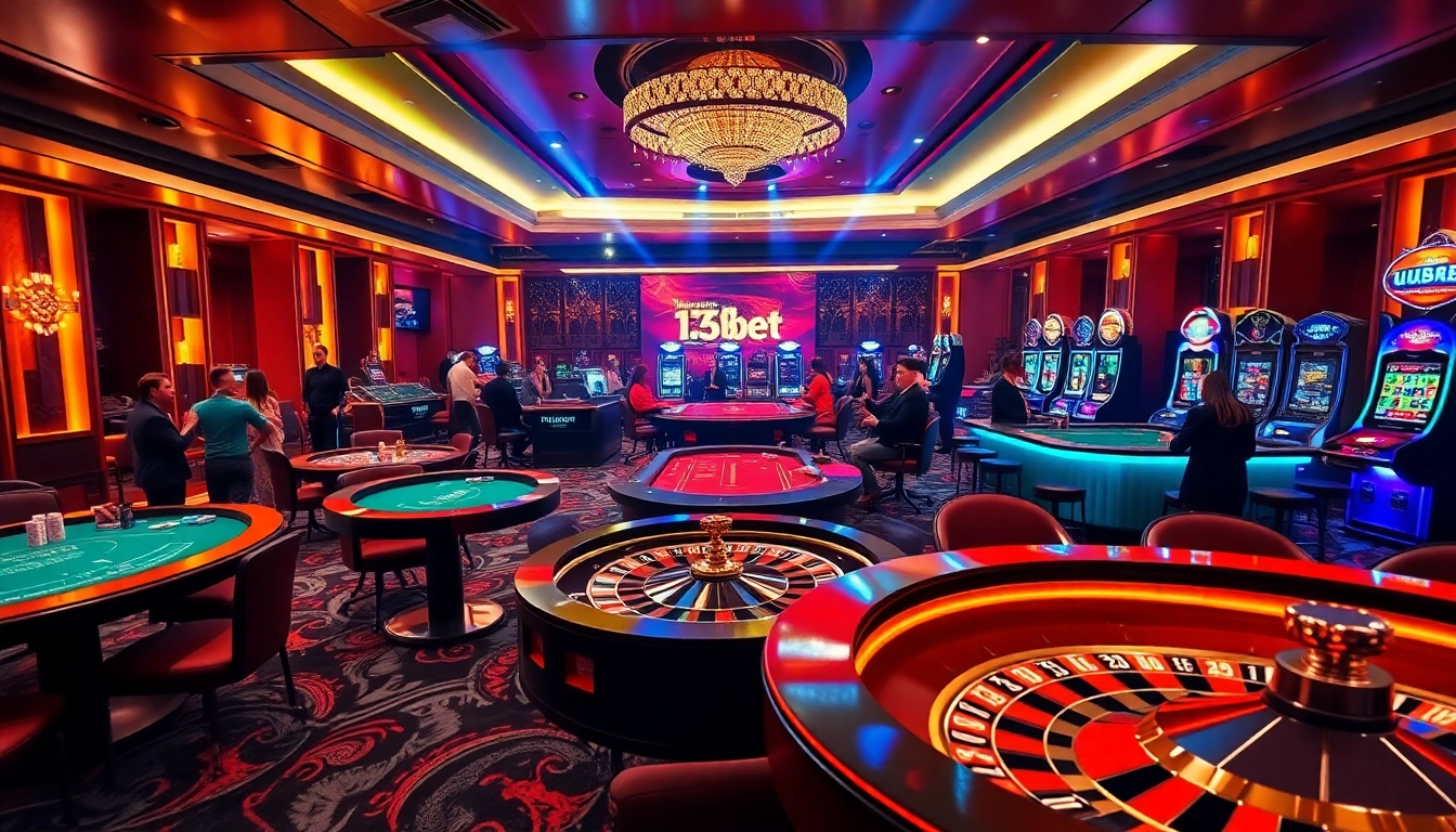 Experience the excitement of 136bet with vibrant casino tables, high-stakes games, and dazzling slot machines.