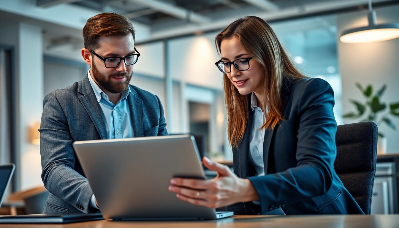 Headhunter IT in a professional setting discussing recruitment strategies.