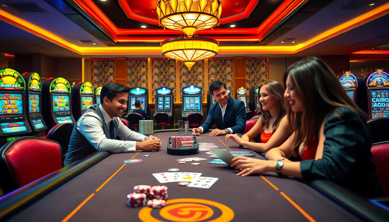Experience the excitement of fun79 at a luxurious casino table with engaging gameplay.