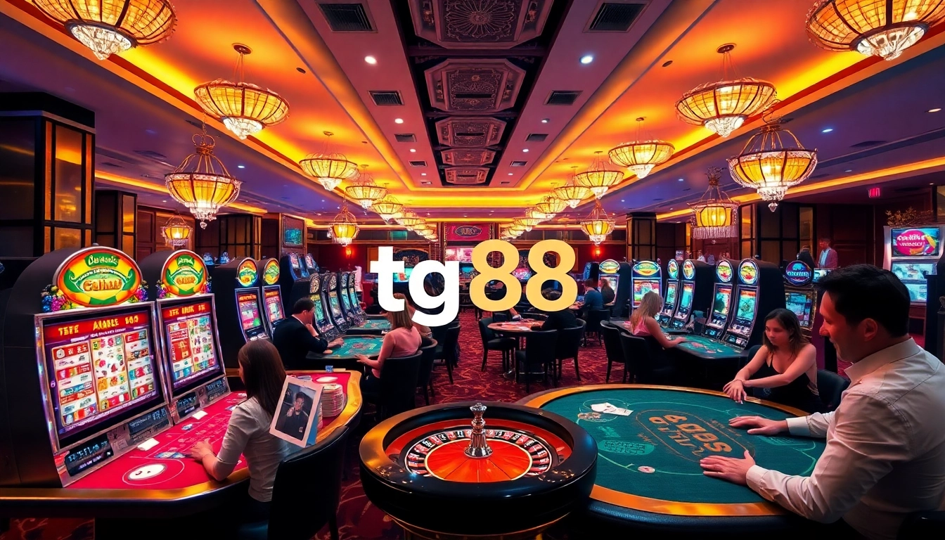 Experience the excitement of tg88 with vibrant casino gaming and immersive slot machines.