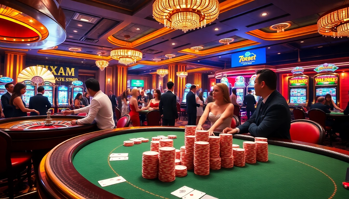 Experience thrilling gameplay at 789BET with lively casino action at the poker and roulette tables.