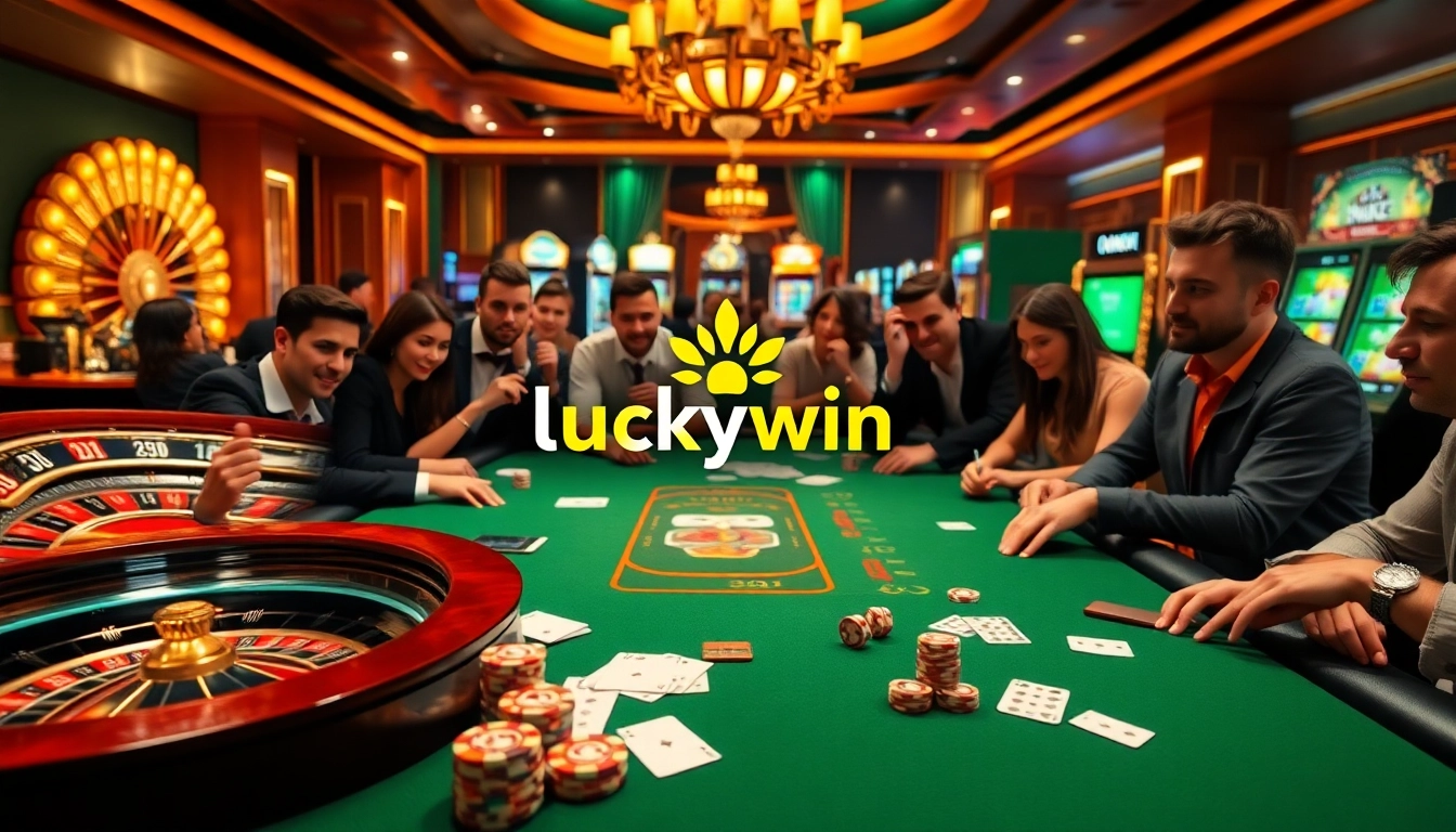 Experience thrilling gameplay at https://luckywin.tech/ with sophisticated casino visuals and lively poker action.