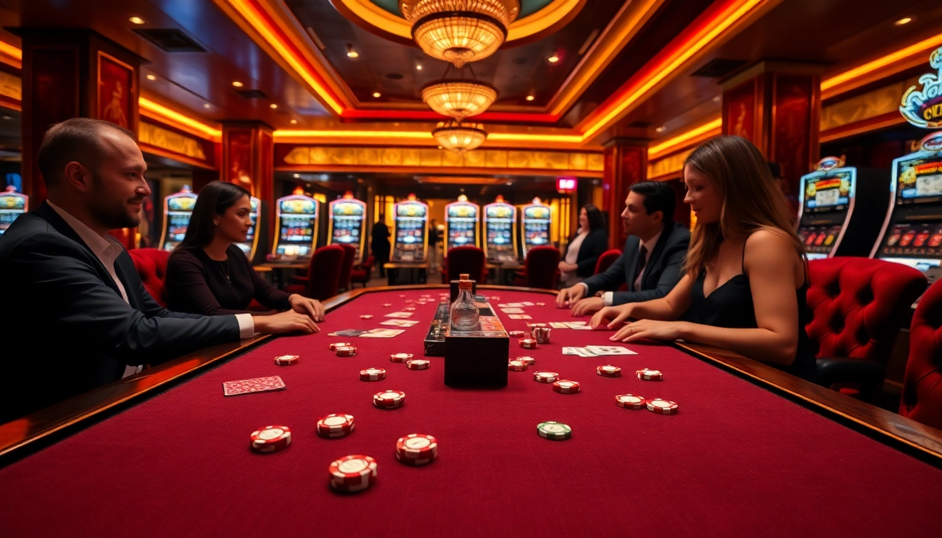 Experience the excitement of betting at five88.monster with luxurious casino tables and vibrant gameplay.