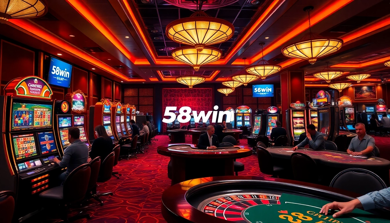 Experience thrilling gameplay at 58win.surf with vibrant games and professional ambiance.