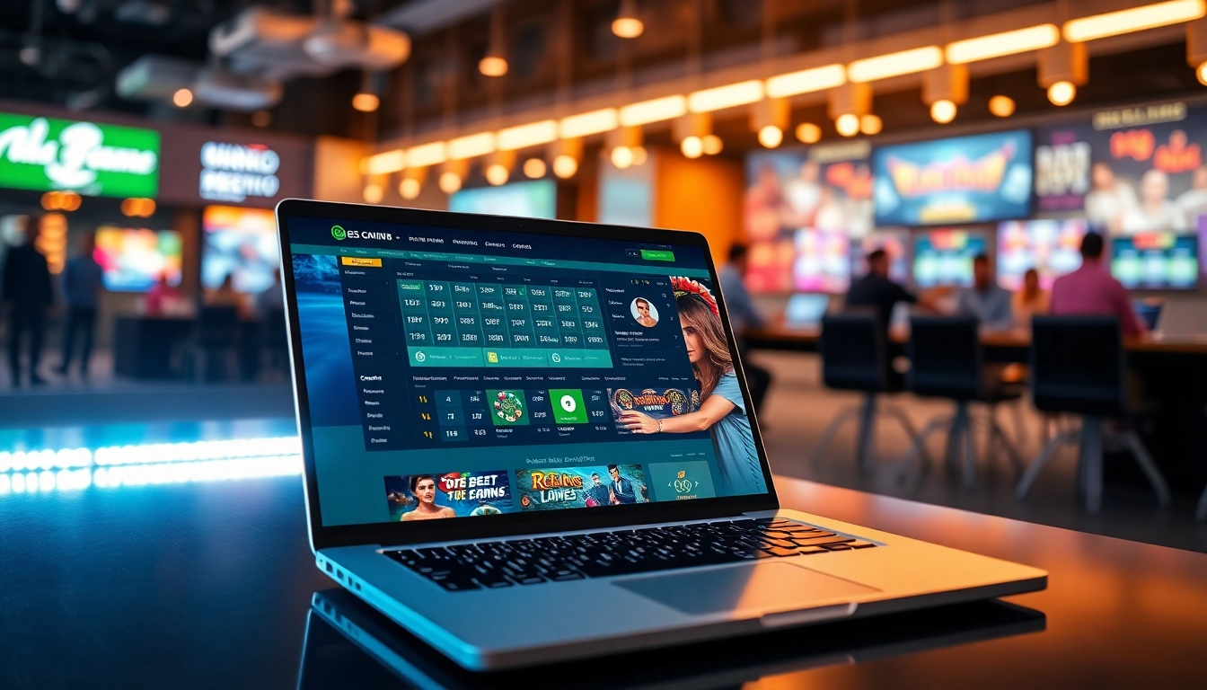 Interactive online interface of nhà cái du88 showcasing sports betting and casino games.