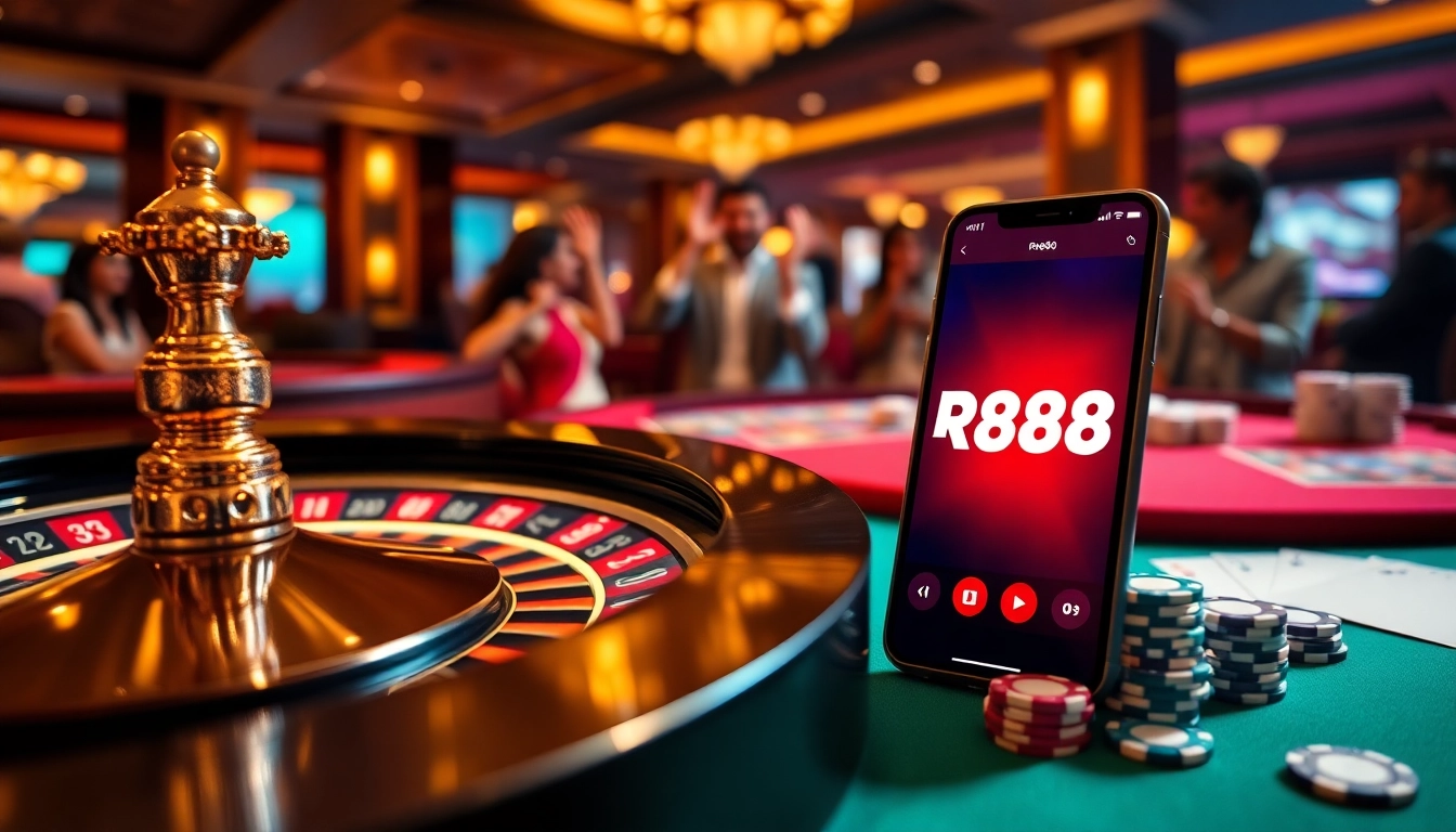 Experience the excitement of the rr88 app and vibrant casino interactions.