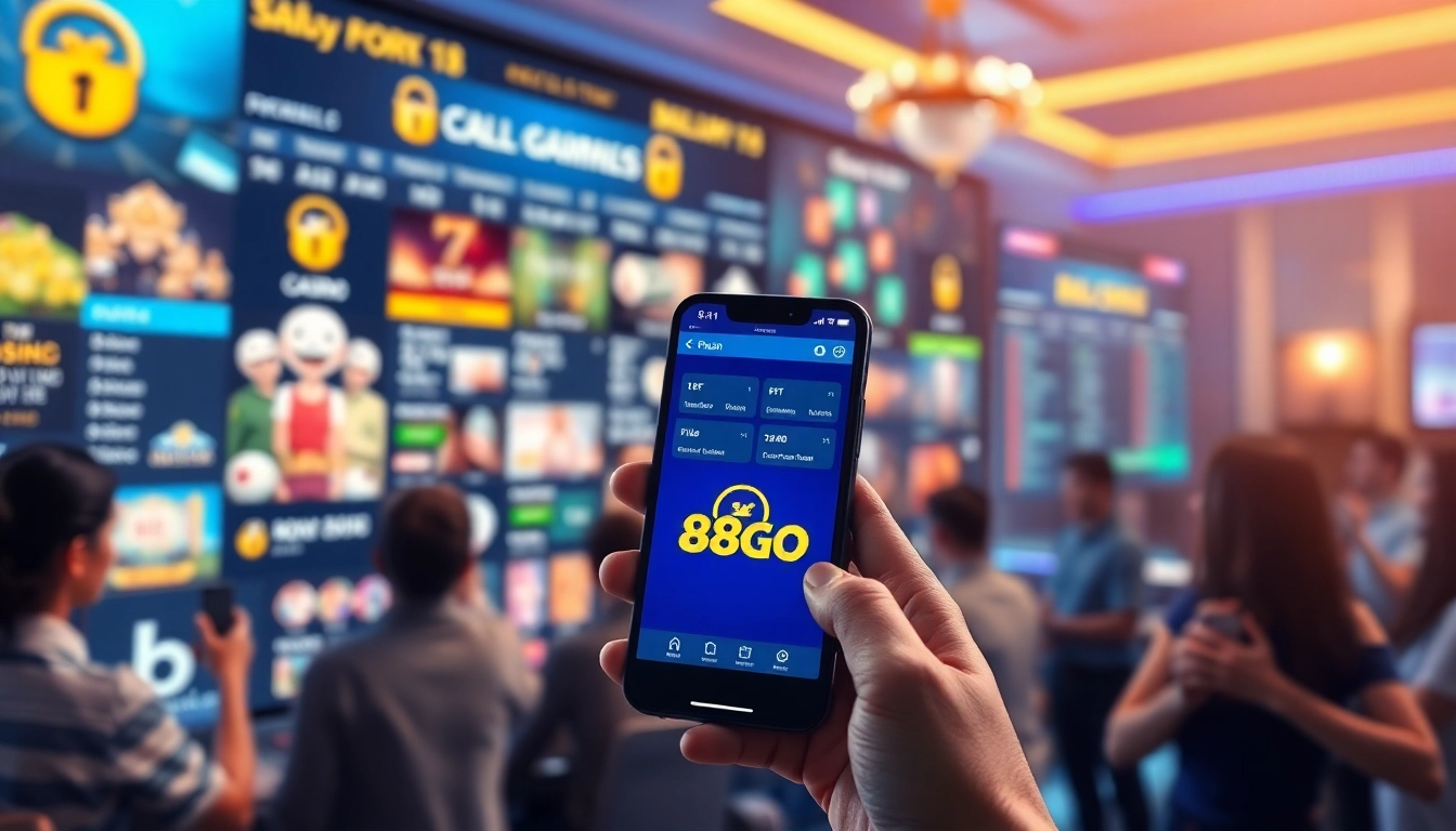 88GO online betting platform showcasing vibrant casino games and sports betting options.