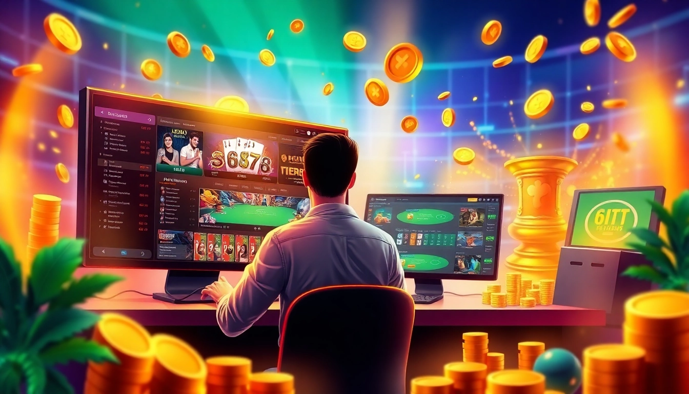 Experience thrilling gaming adventures at https://dn88s.net/ with a modern online gambling interface showcasing diverse casino games.