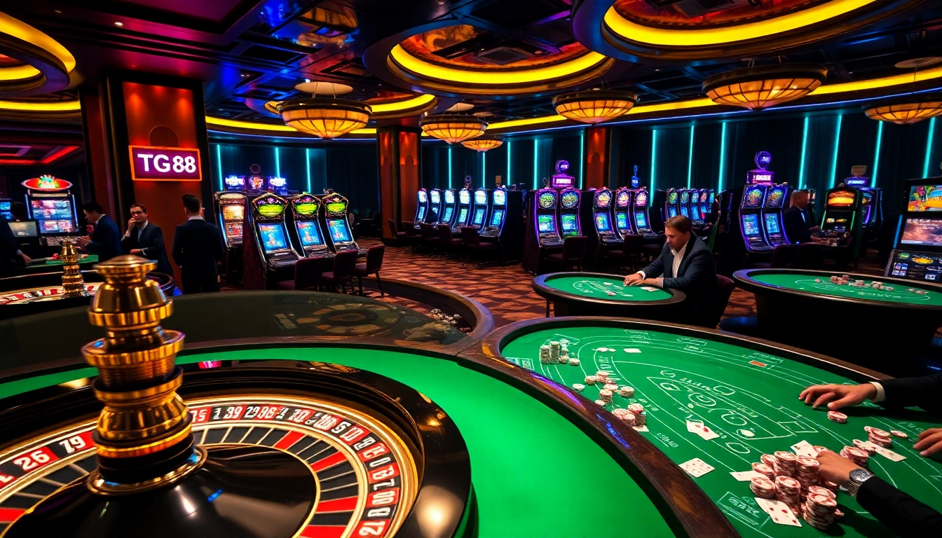 Experience the thrill of TG 88 casino games with vibrant tables and dynamic action.