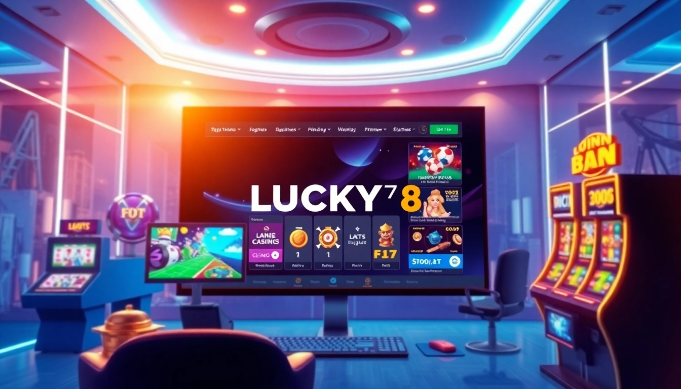 Engaging LUCKY8 gaming interface showcasing diverse online betting options and a welcoming atmosphere.