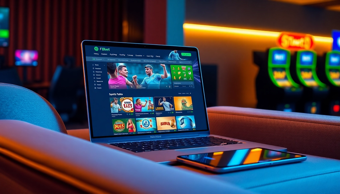 F8bet gaming platform showcasing diverse online betting options and a vibrant user interface.