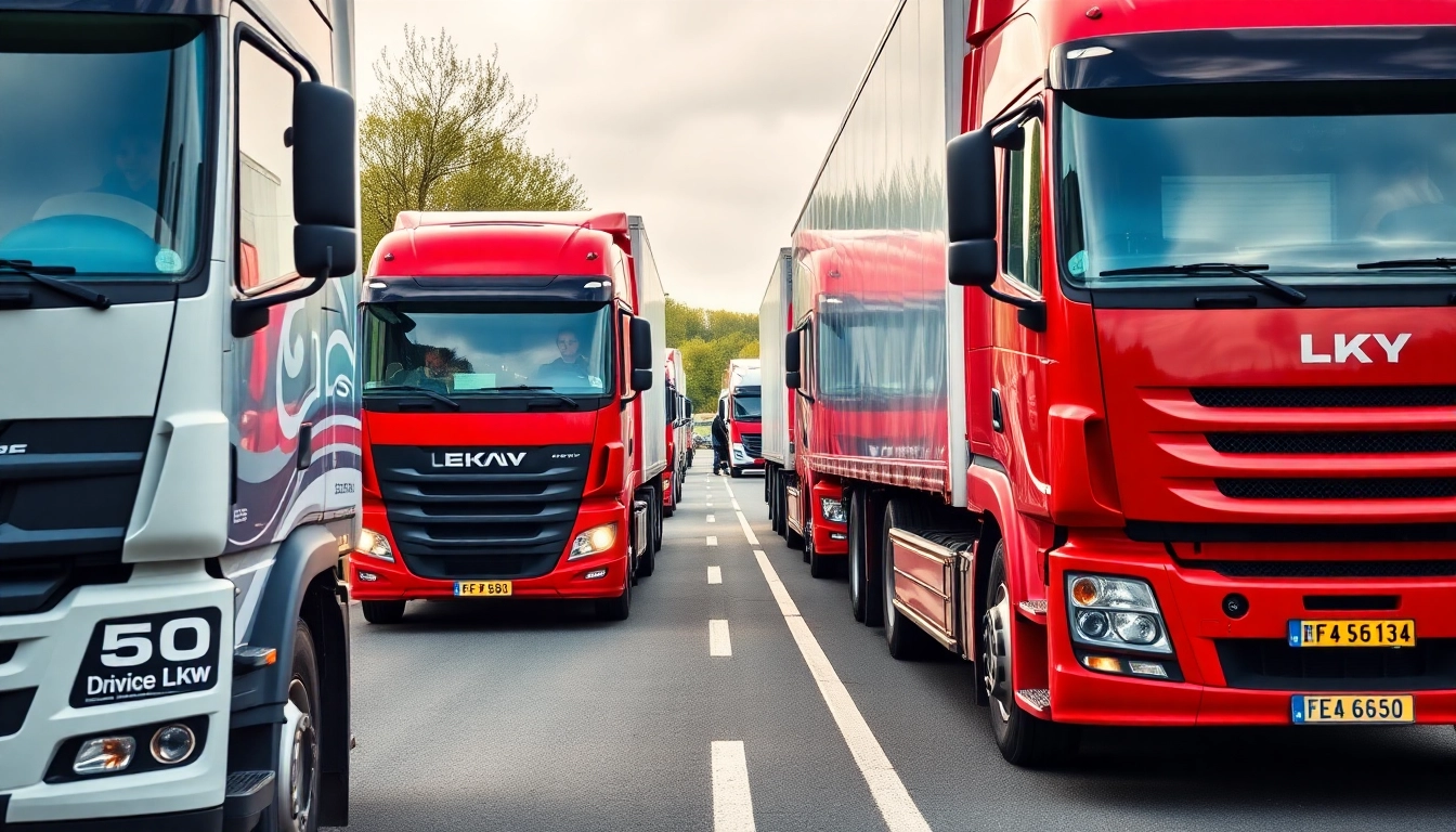 LKW-Führerschein Tschechien Kosten – Tschechische Fahrschule trainiert LKW-Fahrer mit Lernenden.