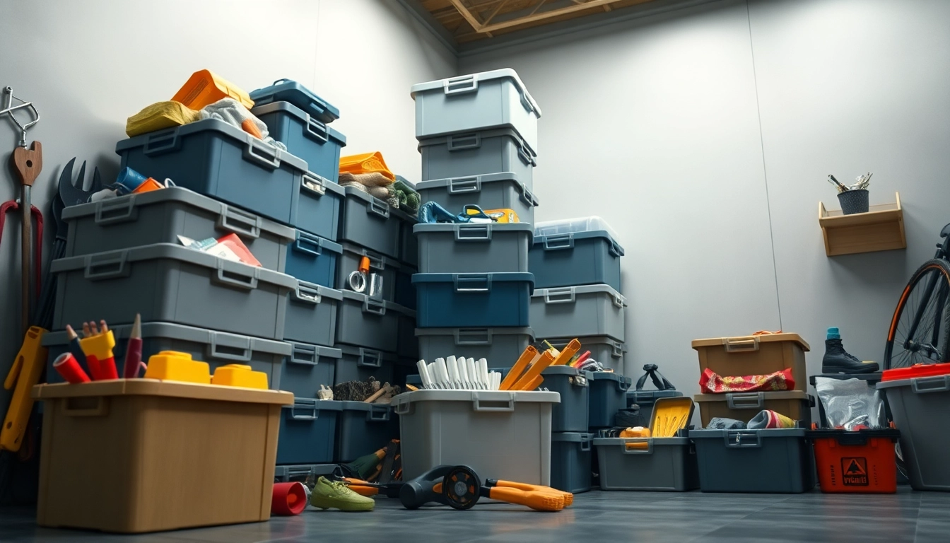 Universalboxen in einem organisierten Lagerumfeld angezeigt, das Vielseitigkeit und Langlebigkeit hervorhebt.