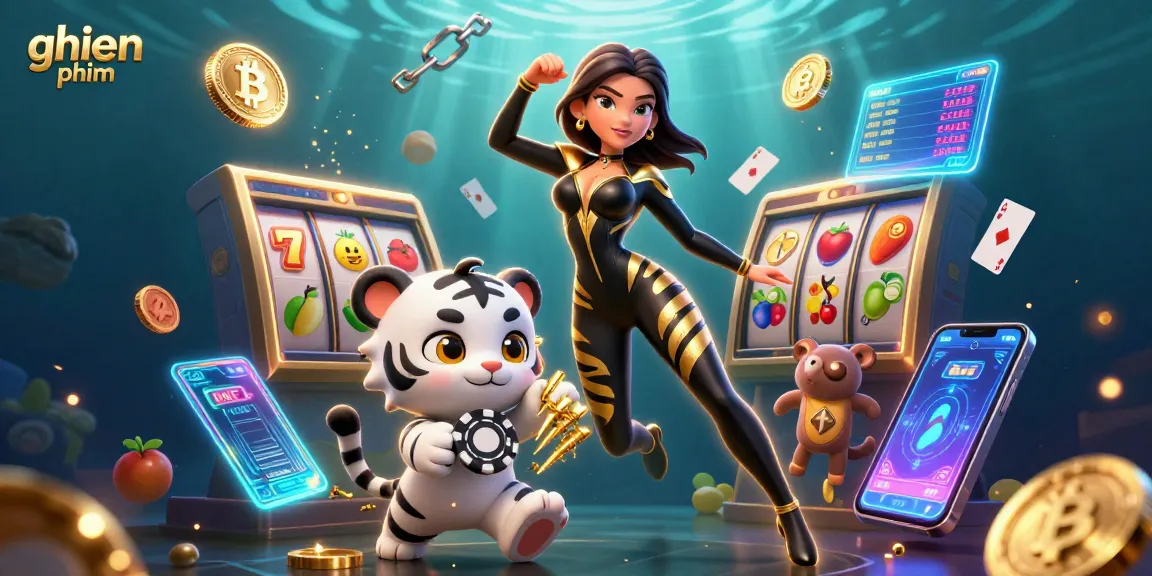 Gamble with excitement and win big at "ghien phim" casino with dynamic slot action and vibrant visuals.