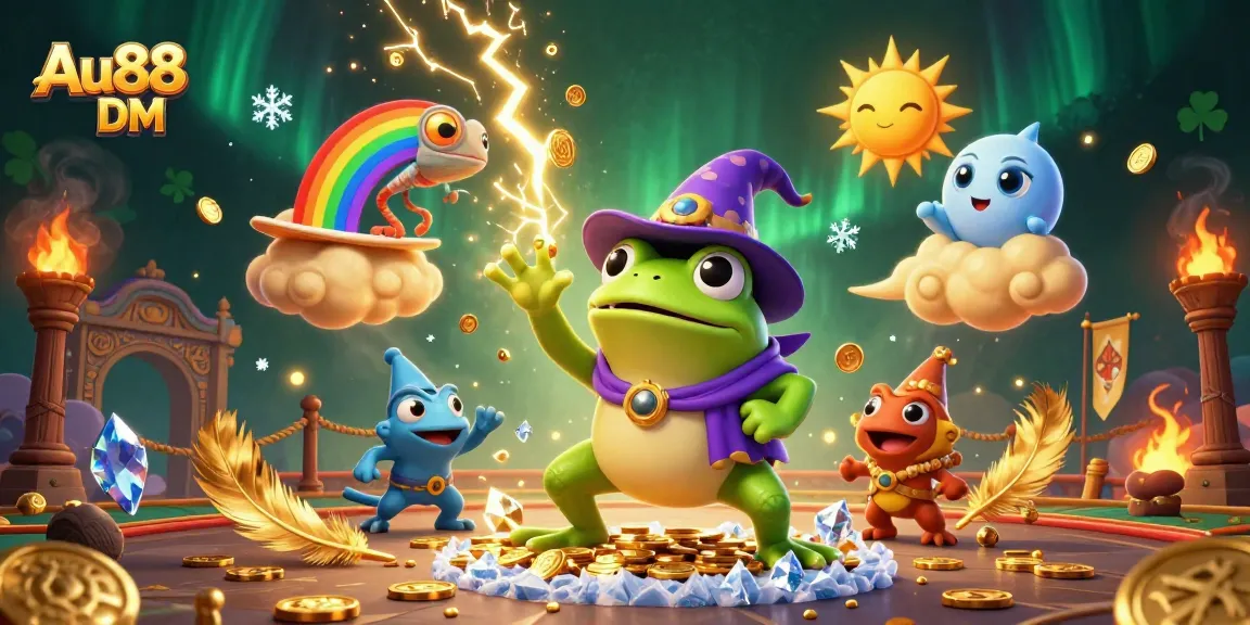 Spin and win at Au88 DM with vibrant character-driven casino action!