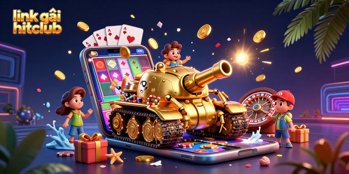 Spin your luck at link vào hitclub with a vibrant casino experience illustrated inside a beetle tank.