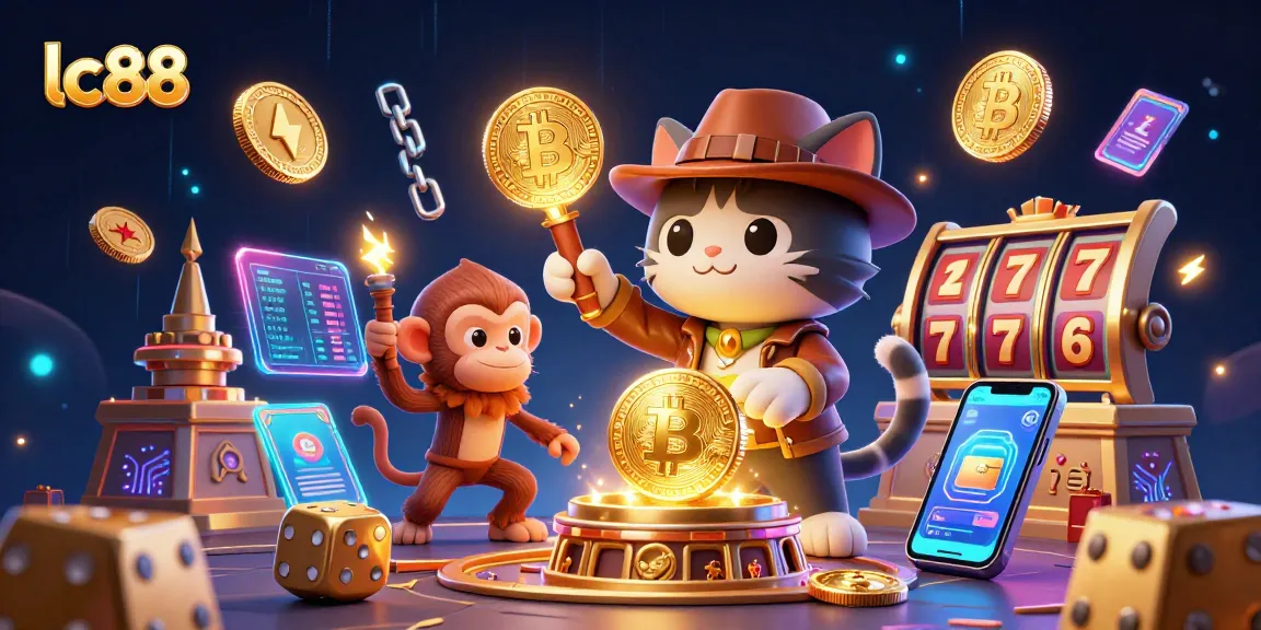 Experience thrilling gaming with lc88's vibrant 3D casino adventure featuring dynamic characters and digital treasures.