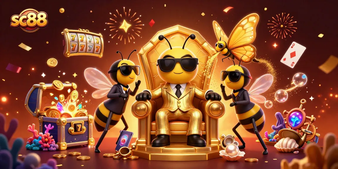 Join the action at sc88, where bumblebee mob bosses rule the slots in a dazzling casino world.
